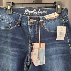Royalty For Me Mid-Rise Crop Jeans